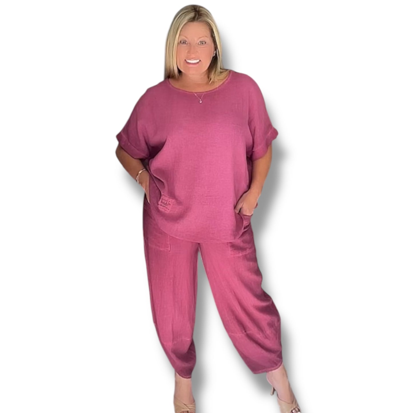 Tulip Leg Trousers & Matching Top Co-Ord Set (Norri)