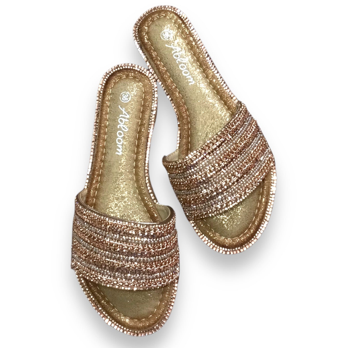 LARA. Stunning Gemstone Embellished Sliders