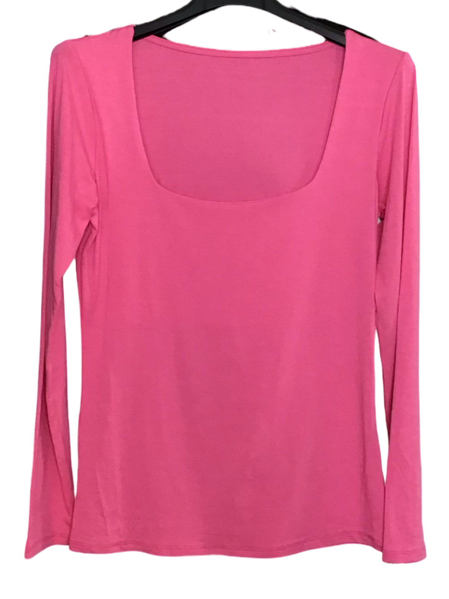 Bryony. Square Neck Long Sleeve Essential Top