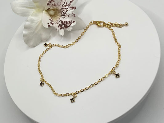 The Serendipity Clover Anklet