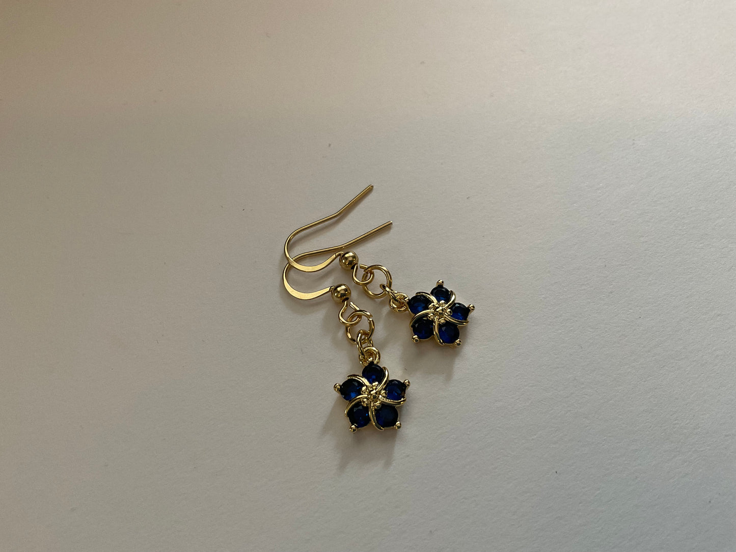 Midnight Bloom Drop Earrings