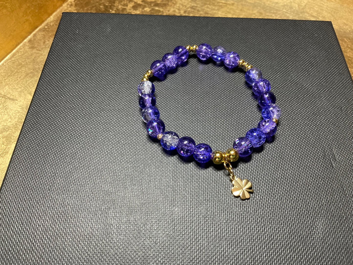 Purple Dream Lucky Clover Bracelet