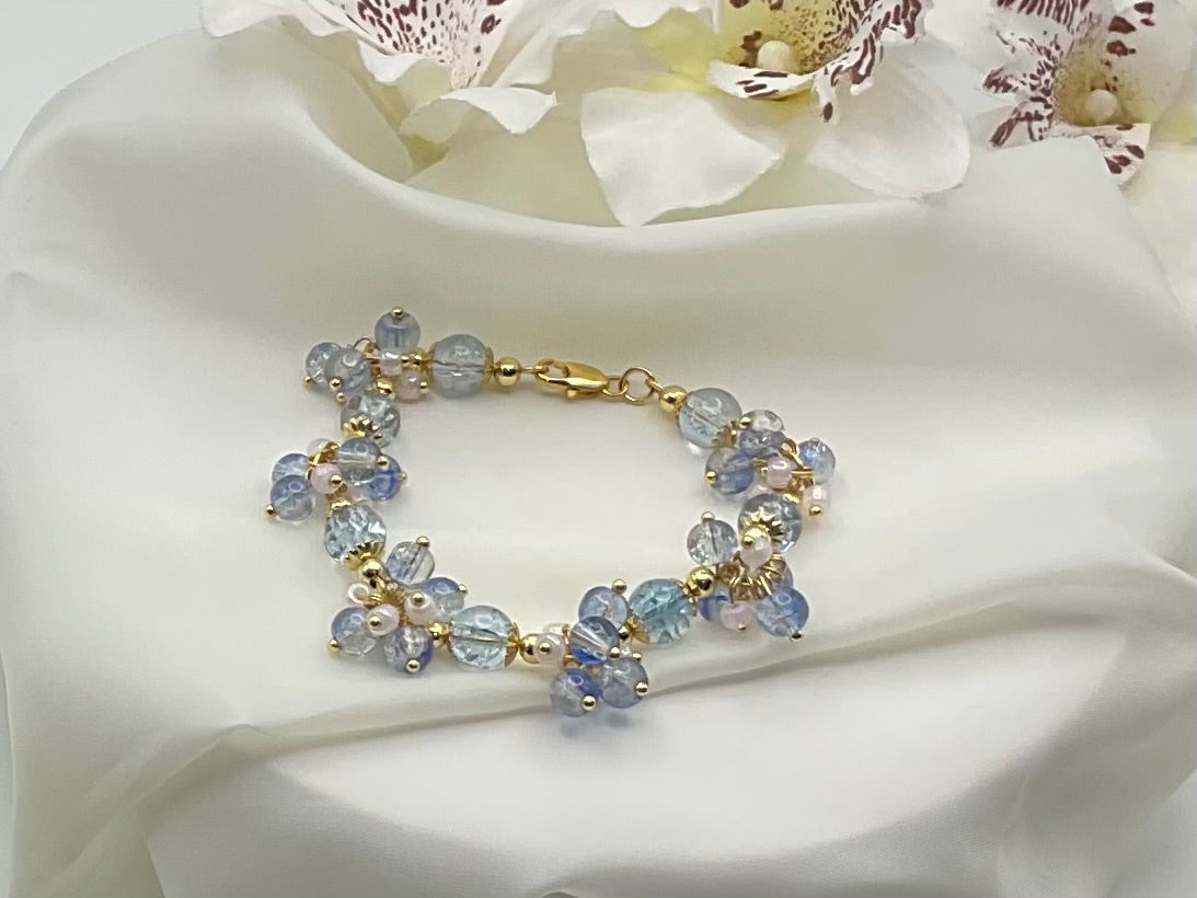 Frosted Skies Charm Bracelet