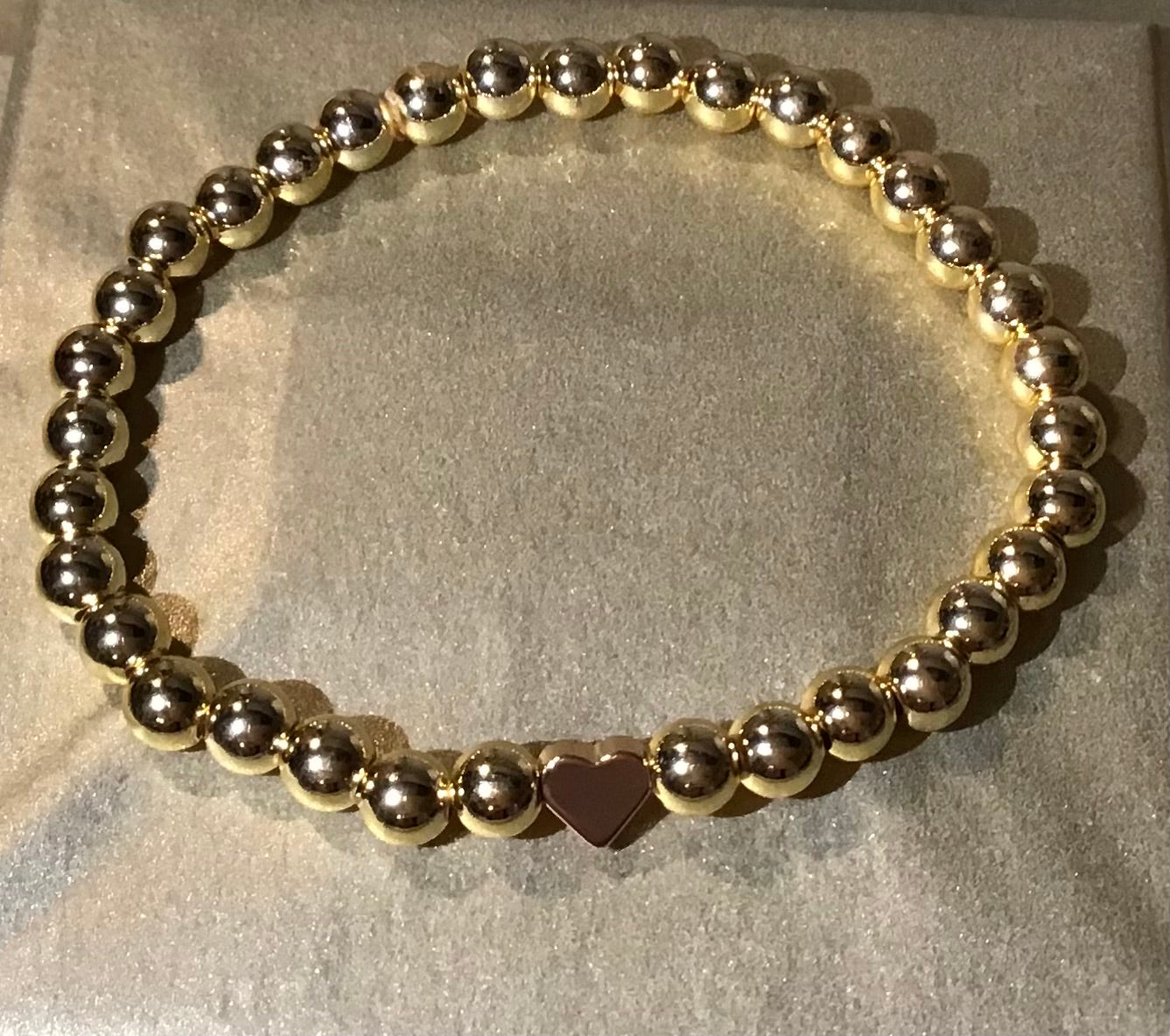 Goldie. 18k Gold Plated Ball Beaded Bracelets