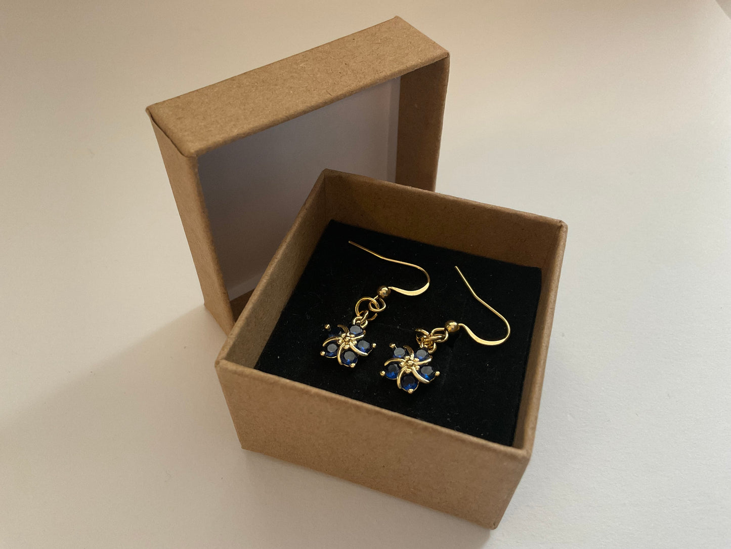 Midnight Bloom Drop Earrings