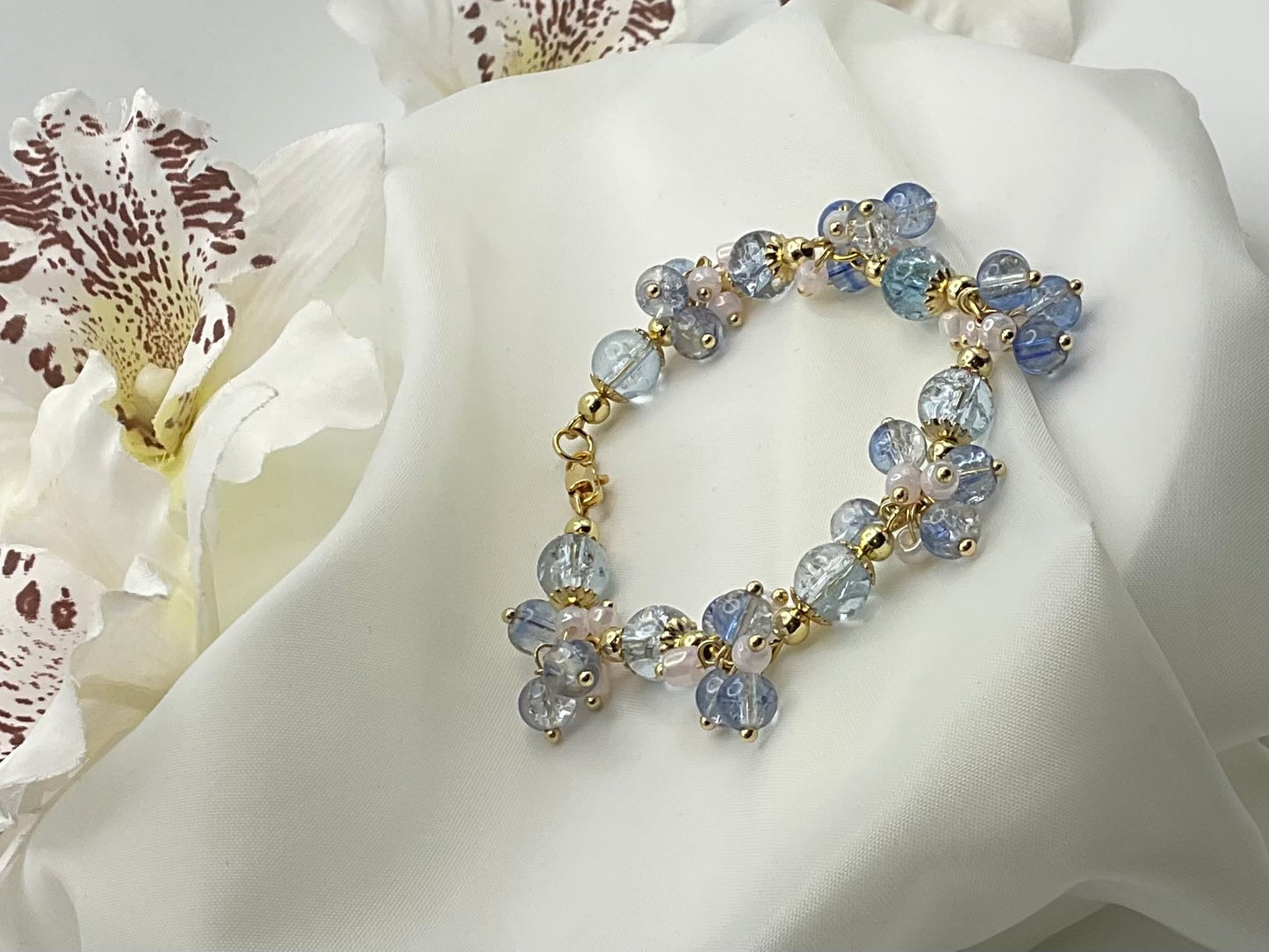 Frosted Skies Charm Bracelet