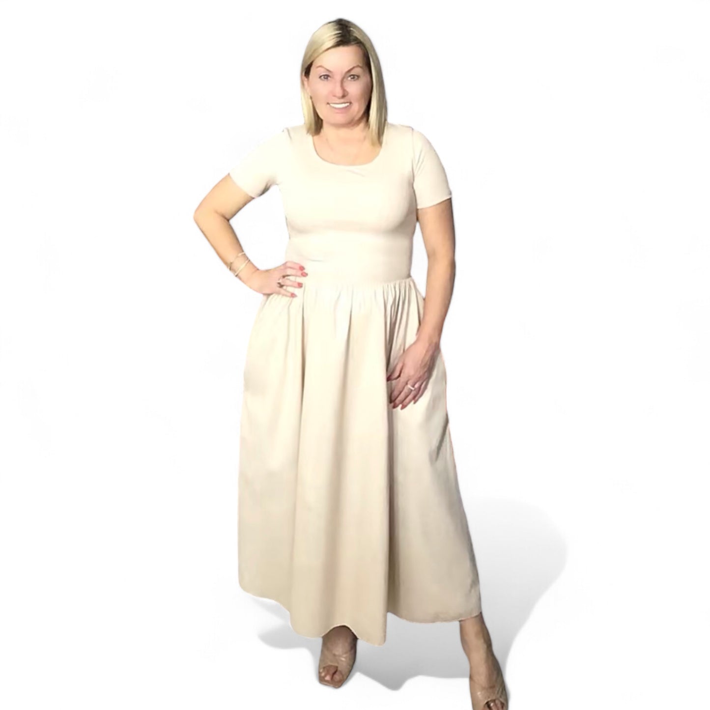 Preston Cotton Dress with Pockets