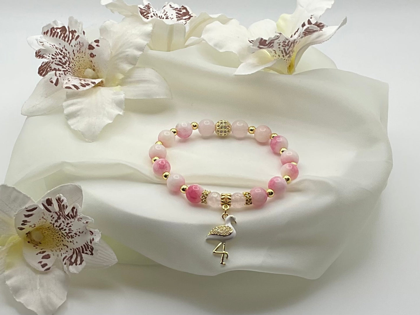 Pink Serenade Flamingo Bracelet