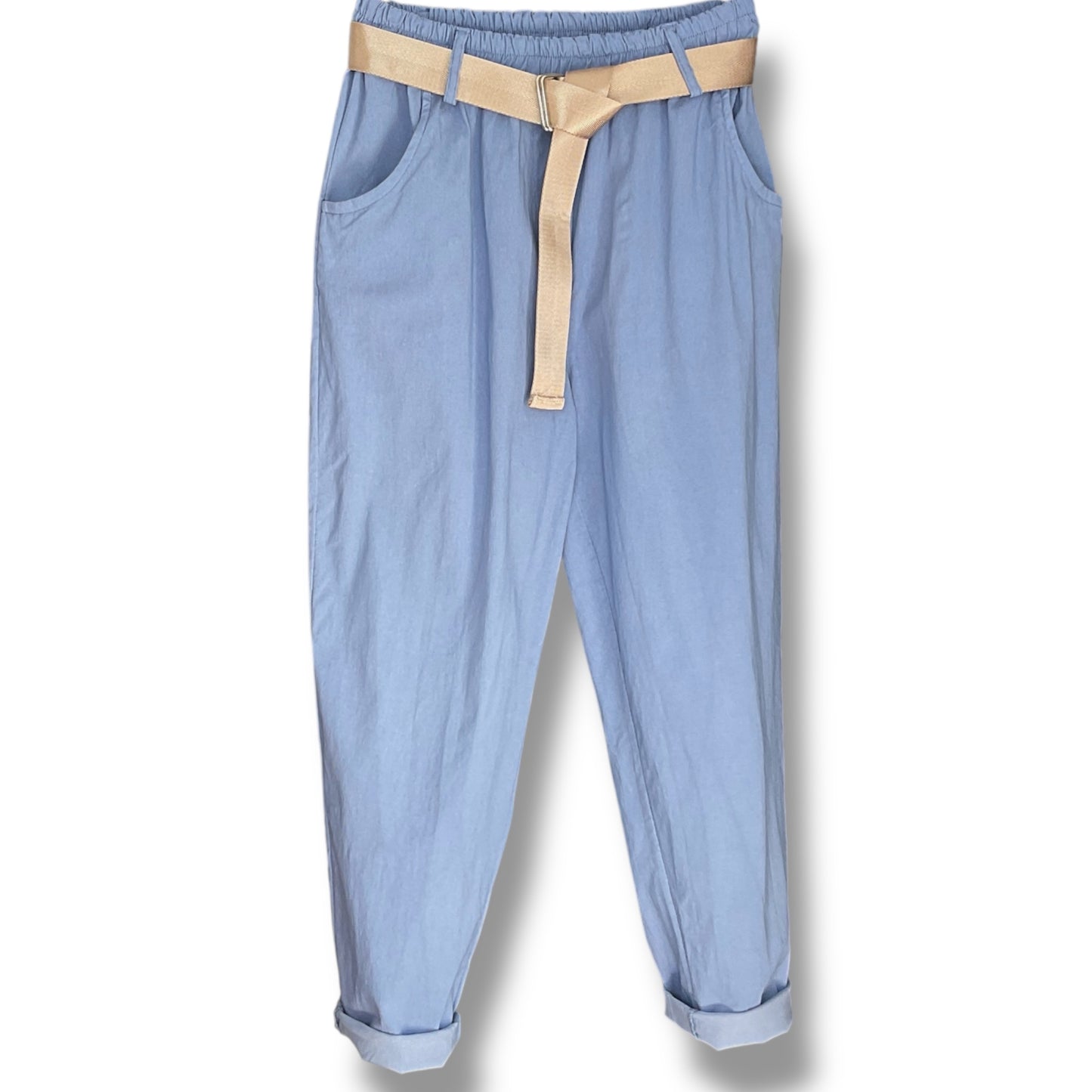 Peggy. Magic Trousers with Gold Belt
