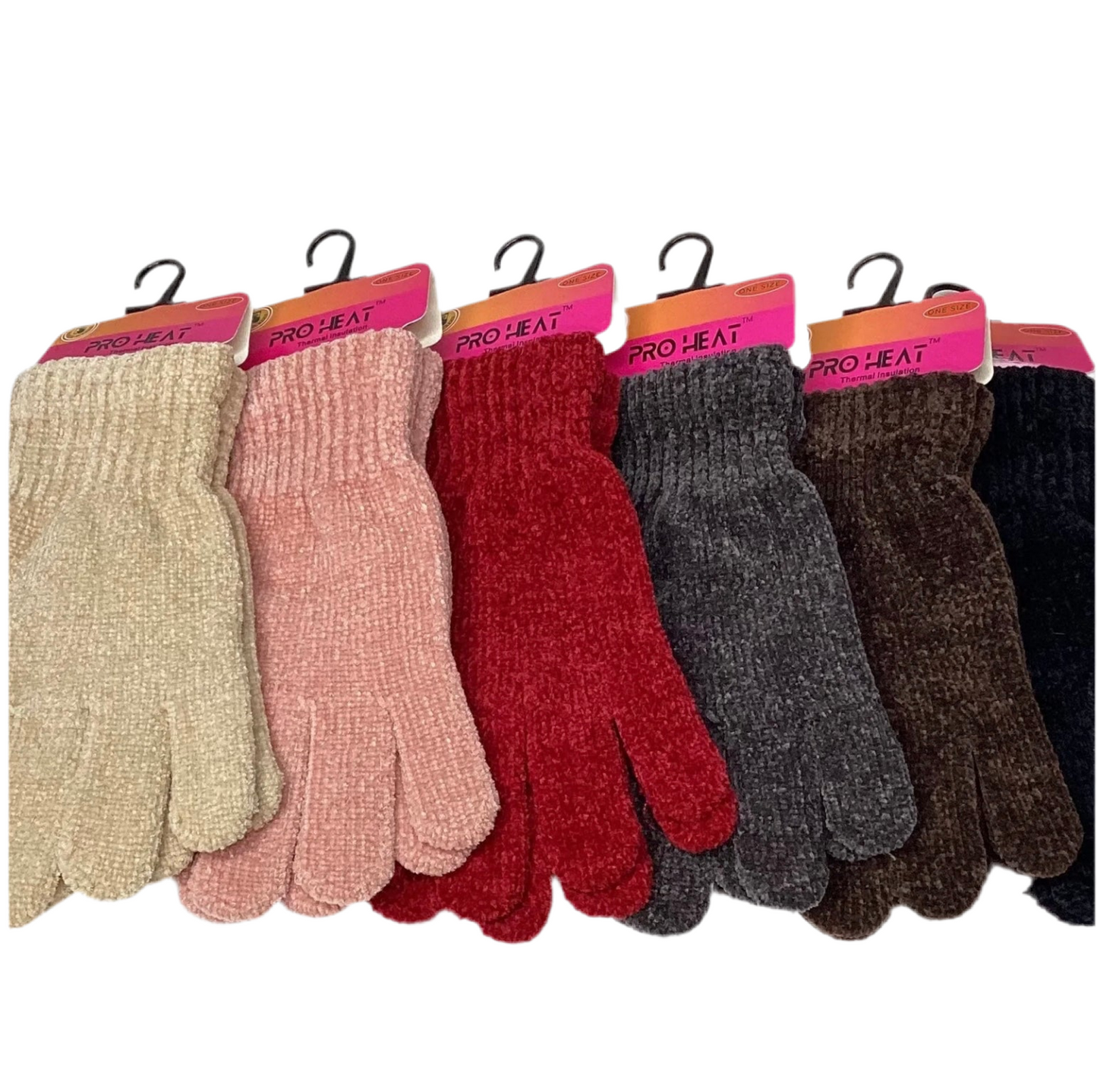 Cora. Thermal Chenille Gloves