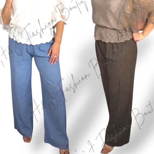 Charlie. Cotton Summer Trousers