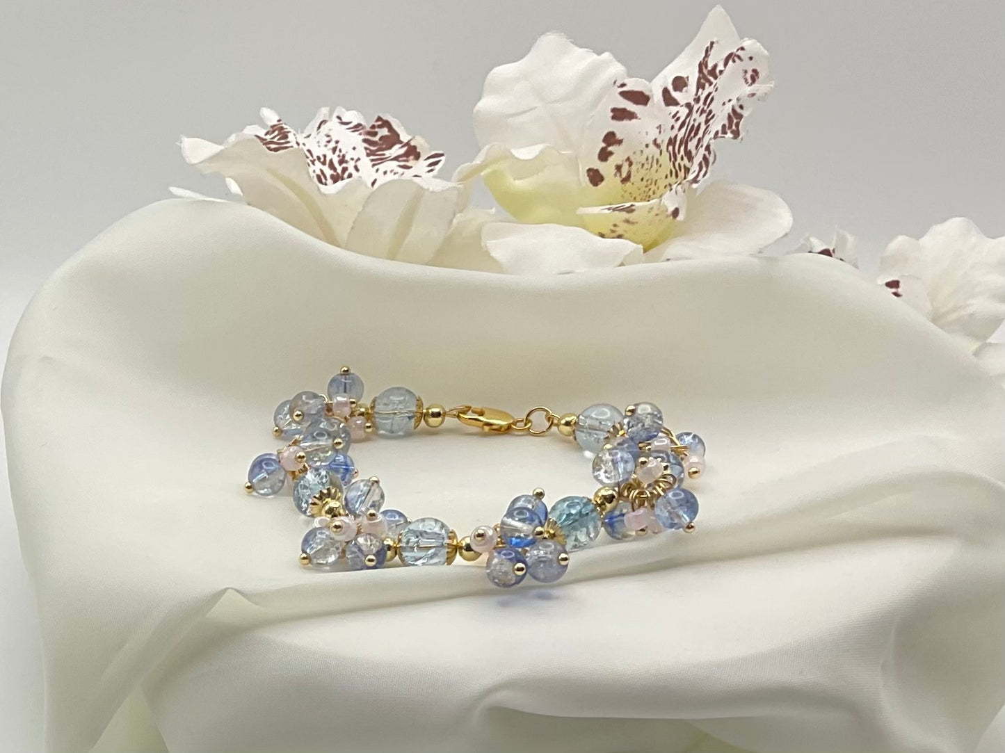 Frosted Skies Charm Bracelet
