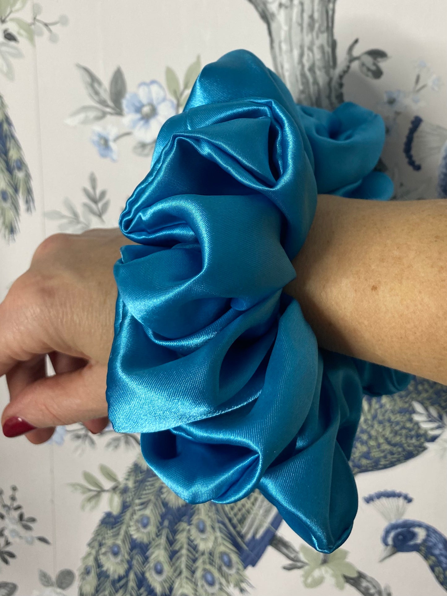 The Honey Scrunch Teal Deal XL Hair Scrunchie