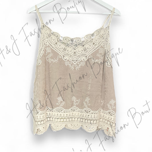 Peggy. Lace Trim Cami