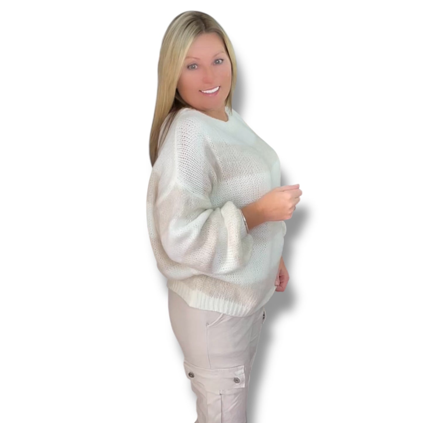 Soft Knit Striped Jumper (Cordelia)