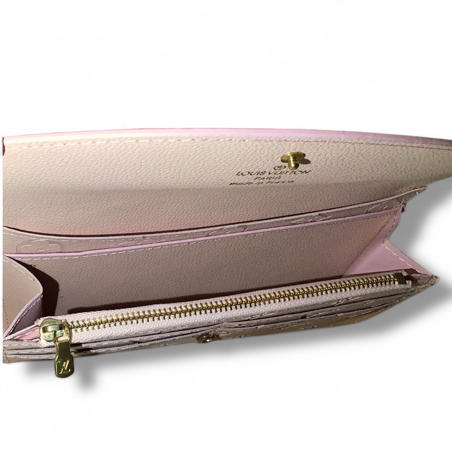 Viv Designer Inspired Embossed Coated Canvas Purse ( Blushing Pink )