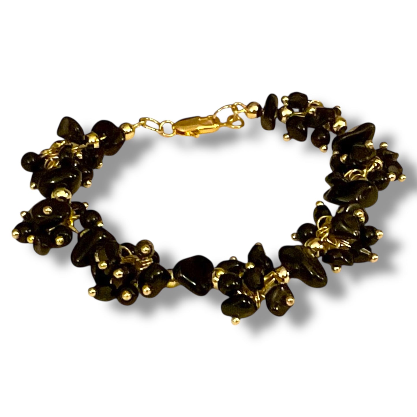 Midnight Shield Cluster Bracelet